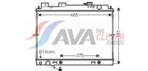 Радиатор охлаждения двигатель. NAVARA NP300 3.0 dCi 10-, PATHFINDER III 3.0 dCi 10-
