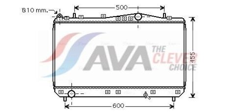 Радіатор охолодження двиг. Tacuma 1.6/2.0
