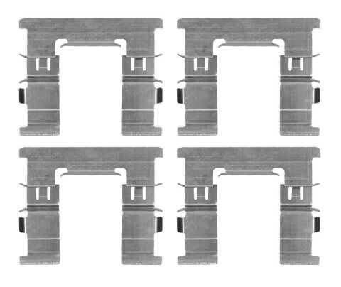 Пластини для установки колодок (4шт.) Airtrek, Galant VI, Grandis, L200/400, Outlander, Pajero II,III,IV, Citroen C-Crosser Пластини для установки колодок (4шт.) Airtrek, Galant VI, Grandis, L200/400, Outlander, Pajero II,III,IV, Citroen C-Crosser