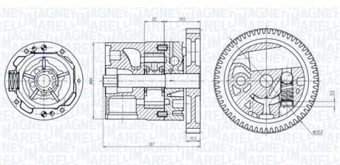 Насос смазки DB C204