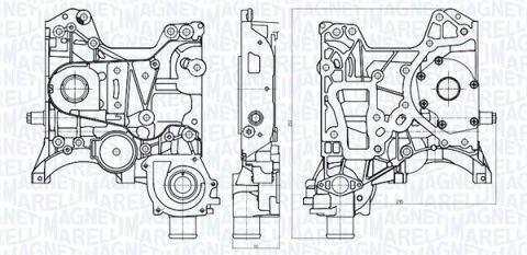 Помпа мастила ASTRA H 1.8 06-10, CORSA E (X15) 1.6 Turbo 15-, CHEVROLET CRUZE (J300) 1.8 09-
