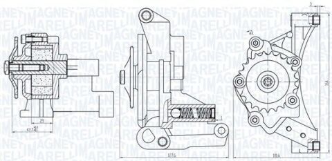 Помпа мастила Audi A3,Skoda Octavia II,SuperB II,Golf V,VI,Passat,Touran 2.0TDI