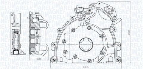 Насос смазки C5 III 3.0 HDi 240 09-14, C6 3.0 HDi 09-10