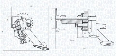 Помпа мастила Clio,Espace,Kangoo,Laguna,Megane,Trafic II 1.9dCi/2.0