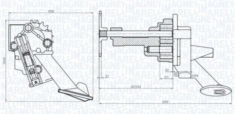 Помпа мастила Clio,Espace,Kangoo,Laguna,Trafic II,Opel Vivaro,Nissan 1.9 dCi 01-