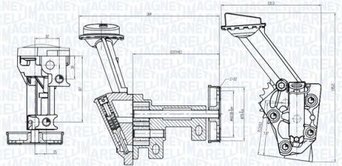 Помпа мастила Logan,Sandero,Duster,Kangoo 1.4/1.6