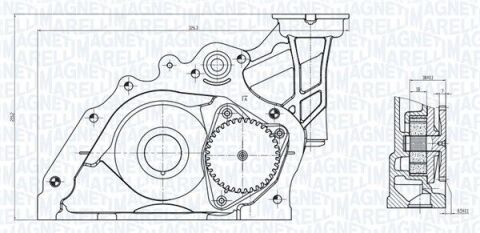 Помпа смазки T4 1.9D 91- Помпа смазки T4 1.9D 91-