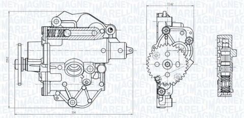 Помпа масла VW 1.4TSI 14-