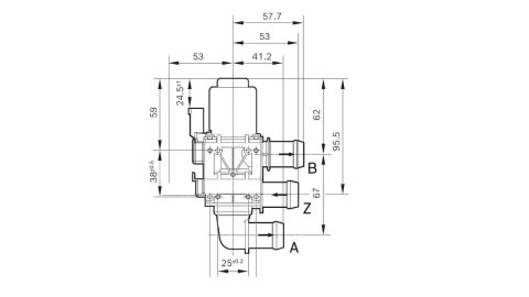 Клапан регулювання подачі охолоджувальної рідини ix 3 (g08) 20-
