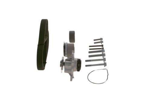 Комплект ГРМ (помпа + ремінь + 2 ролика + кріпл.) astra g, astra h 00-