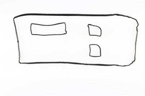 Прокладка клапанної кришки ford mondeo 1.8 16v (cgba, cgbb, chba, c