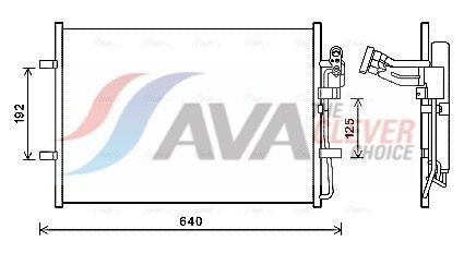 Радіатор кондиціонера (конденсатор) 3 1.6 08-, 5 1.6 10- Mazda Радіатор кондиціонера (конденсатор) 3 1.6 08-, 5 1.6 10- Mazda