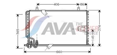 Радиатор кондиционера (конденсатор) 5 (e34) Bmw Радиатор кондиционера (конденсатор) 5 (e34) Bmw