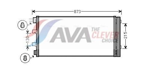 радіатор кондиціонера (конденсатор) master iii, opel movano b, 10- Nissan