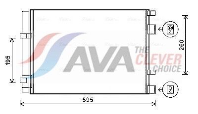 Радиатор кондиционера (конденсатор) solaris, i20 08-, kia rio iii Hyundai Радиатор кондиционера (конденсатор) solaris, i20 08-, kia rio iii Hyundai