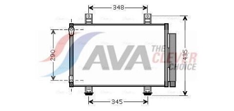 Радіатор кондиціонера (конденсатор) swift iii, iv 05- Suzuki