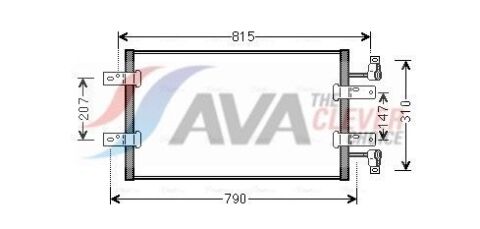 радіатор кондиціонера (конденсатор) без осушувача trafic ii, opel vivaro, 2.0/2.5cdi 06- Nissan радіатор кондиціонера (конденсатор) без осушувача trafic ii, opel vivaro, 2.0/2.5cdi 06- Nissan