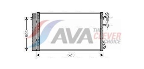 Радіатор кондиціонера (конденсатор) з осушувачем 1e81/87, 3 e90, x1 e84 Bmw Радіатор кондиціонера (конденсатор) з осушувачем 1e81/87, 3 e90, x1 e84 Bmw
