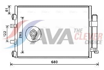 Радіатор кондиціонера (конденсатор) з осушувачем c-max ii 1.6 10-, grand c-max 1.6 10- Ford Радіатор кондиціонера (конденсатор) з осушувачем c-max ii 1.6 10-, grand c-max 1.6 10- Ford