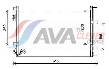 Радіатор кондиціонера (конденсатор) з осушувачем dolaris iv, veloster, kia rio iii 10- Hyundai Радіатор кондиціонера (конденсатор) з осушувачем dolaris iv, veloster, kia rio iii 10- Hyundai