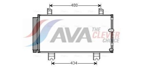 Радіатор кондиціонера (конденсатор) з осушувачем is 250 06- Lexus