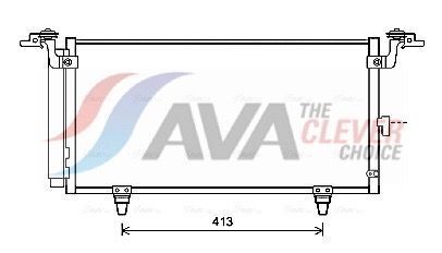 Радіатор кондиціонера (конденсатор) з осушувачем legacy v 2.0, 2.5 09-, outback 2.0, 2.5 09- Subaru