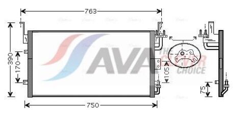Радіатор кондиціонера sonata iv 2.0/2.7, kia magentis 01- Hyundai Радіатор кондиціонера sonata iv 2.0/2.7, kia magentis 01- Hyundai