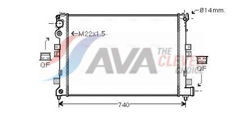 Радіатор охолодження evasion, jumpy, fiat scudo, peugeot 806, expert 1.9td/2.0hdi Citroen Радіатор охолодження evasion, jumpy, fiat scudo, peugeot 806, expert 1.9td/2.0hdi Citroen