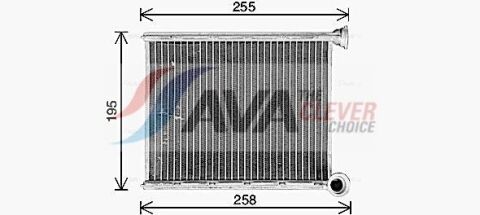 Радіатор опалення c4 ii 1.2-2.0 09-, ds4 1.6-2.0 11- Citroen Радіатор опалення c4 ii 1.2-2.0 09-, ds4 1.6-2.0 11- Citroen