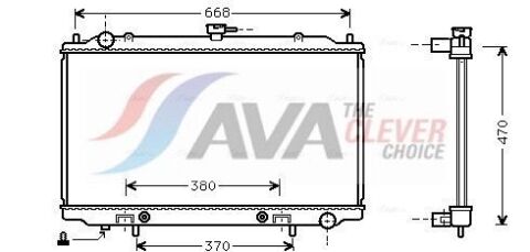 Радіатор охолодження maxima qx 94- (400x690x23) Nissan