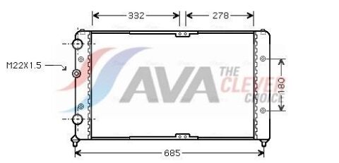 радіатор охолодження polo classic 99-
