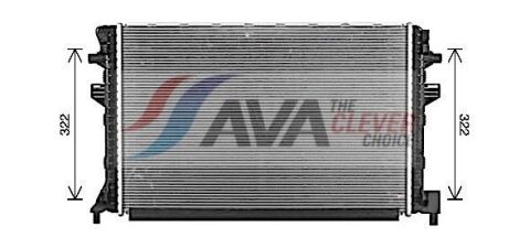 радіатор охолодження двиг. a3, golf, passat, touran, skoda karoq, kodiaq, octavia iii 1.4tsi/2.0tdi Audi радіатор охолодження двиг. a3, golf, passat, touran, skoda karoq, kodiaq, octavia iii 1.4tsi/2.0tdi Audi