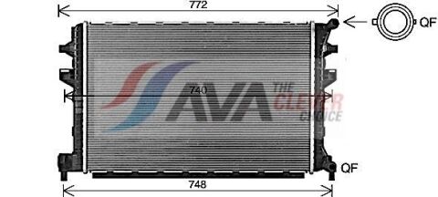 радіатор охолодження двиг. a3, golf, passat, touran, skoda karoq, kodiaq, octavia iii 1.4tsi/2.0tdi Audi радіатор охолодження двиг. a3, golf, passat, touran, skoda karoq, kodiaq, octavia iii 1.4tsi/2.0tdi Audi