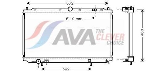 Радіатор охолодження двиг. s40 i, v40 1.6/2.0 95- Volvo
