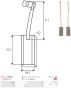Щетки генератора BMW 3 (E46) 98-05 (6,3x4,4x15.4), фото 4 - интернет-магазин Auto-Mechanic