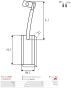 Щітки генератора (12V) (4.5x8x20) (вугільні), фото 4 - интернет-магазин Auto-Mechanic