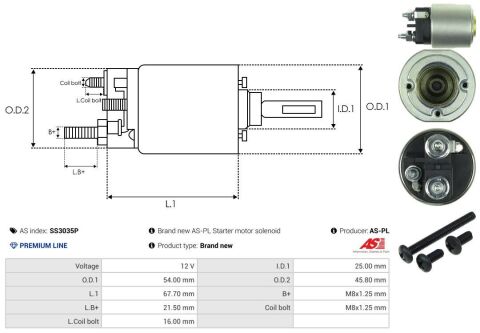 Реле стартера втягуюче Renault Espace/Laguna 2.2dCi 00-07 (PREMIUM LINE) Реле стартера втягуюче Renault Espace/Laguna 2.2dCi 00-07 (PREMIUM LINE)