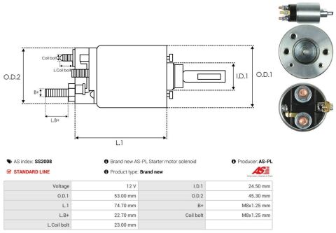 Реле стартера втягуюче (12V) Nissan Terrano 2.7 TD/TDi 89-07 Реле стартера втягуюче (12V) Nissan Terrano 2.7 TD/TDi 89-07