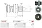 Бендикс стартера Fiat Doblo/Opel Astra H 1.3D 03- (z=9), фото 8 - інтерент-магазин Auto-Mechanic