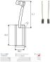 Щетки генератора (12V) (6.1x12x15) (угольные), фото 4 - интернет-магазин Auto-Mechanic