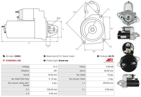 Стартер Daewoo Lanos 1.3-1.6 97-/Opel Astra G/H 1.2-1.6 98-10 (0.9kw) (z=10) Стартер Daewoo Lanos 1.3-1.6 97-/Opel Astra G/H 1.2-1.6 98-10 (0.9kw) (z=10)