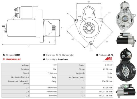 Стартер VW LT 28-46 II 2.5 SDI 96-06/Chevrolet Matiz 1.0 05-11 (2kw) (z=9) Стартер VW LT 28-46 II 2.5 SDI 96-06/Chevrolet Matiz 1.0 05-11 (2kw) (z=9)