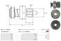 Бендикс стартера Ford Transit/Citroen Jumper 2.2TDCi/2.2HDi 06- (z=12) (PREMIUM LINE), фото 8 - інтерент-магазин Auto-Mechanic