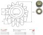 Шестерня редуктора стартера Hyundai/Man/Mazda/Mitsubishi/Nissan, фото 6 - інтерент-магазин Auto-Mechanic
