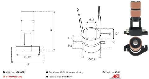 Кільце генератора (контактне) (24x16x7.1x10x10) Кільце генератора (контактне) (24x16x7.1x10x10)