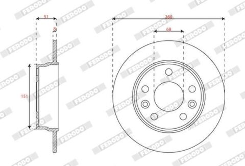 Диск тормозной Диск тормозной