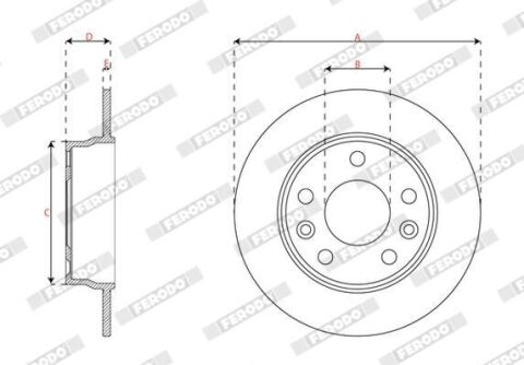 Диск тормозной Диск тормозной