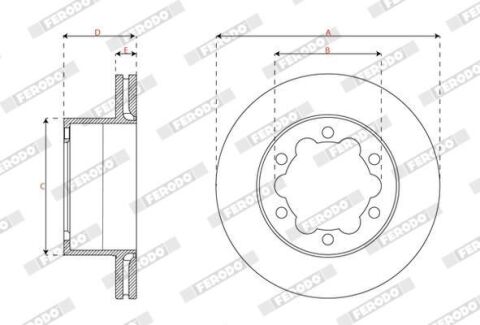 Диск тормозной