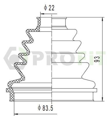 Пильник ШРКШ гумовий + змазка