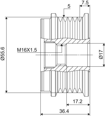 Муфта генератора Valeo